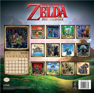 Календарь The Legend of Zelda 2021