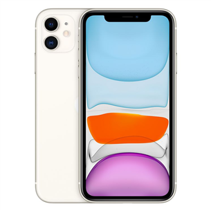 Apple iPhone 11, 64 ГБ, белый - Смартфон