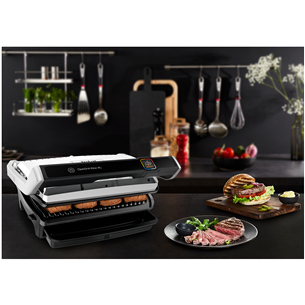 Tefal OptiGrill Elite XL, 2200 W, melna/nerūsējošā tērauda - Elektriskais grils