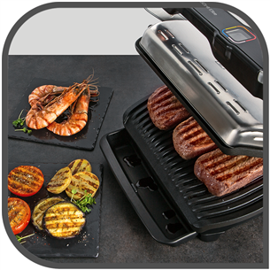 Tefal OptiGrill Elite XL, 2200 W, black/inox - Electric grill