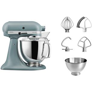 KitchenAid Artisan Elegance, 4,8 л, 300 Вт, серый/голубой - Миксер