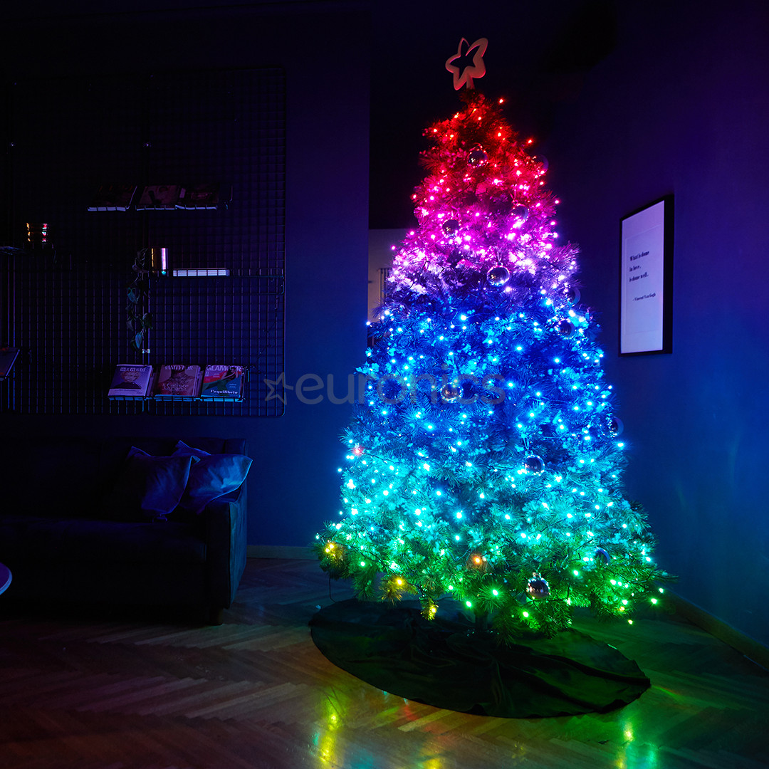 Twinkly Strings, 600 LED, 48 m, IP44 - Viedās ziemassvētku gaismas