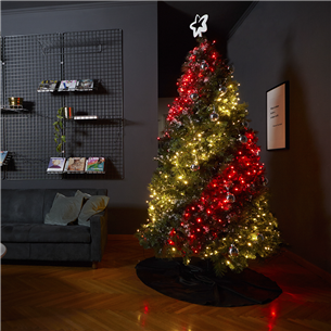 Twinkly Special Edition 400 RGB+W LED String (Gen II), IP44, 32 m, black - Smart Christmas Lights