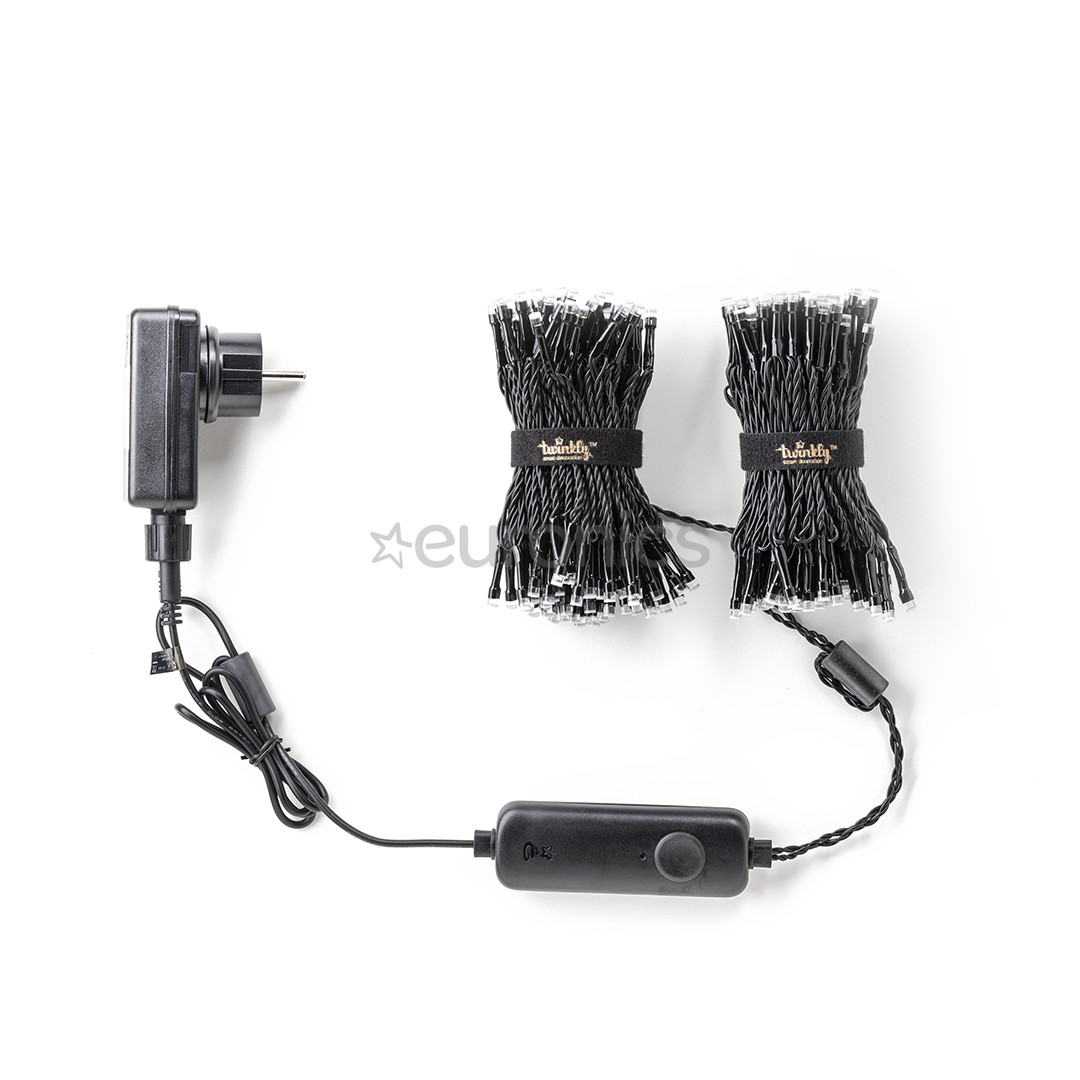 Twinkly Special Edition 400 RGB+W LED String (Gen II), IP44 - Viedās ziemassvētku gaismas