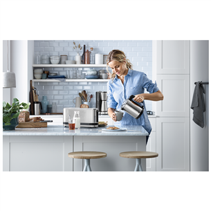 WMF KITCHENminis, 0.8 L, sudraba/melna - Tējkanna