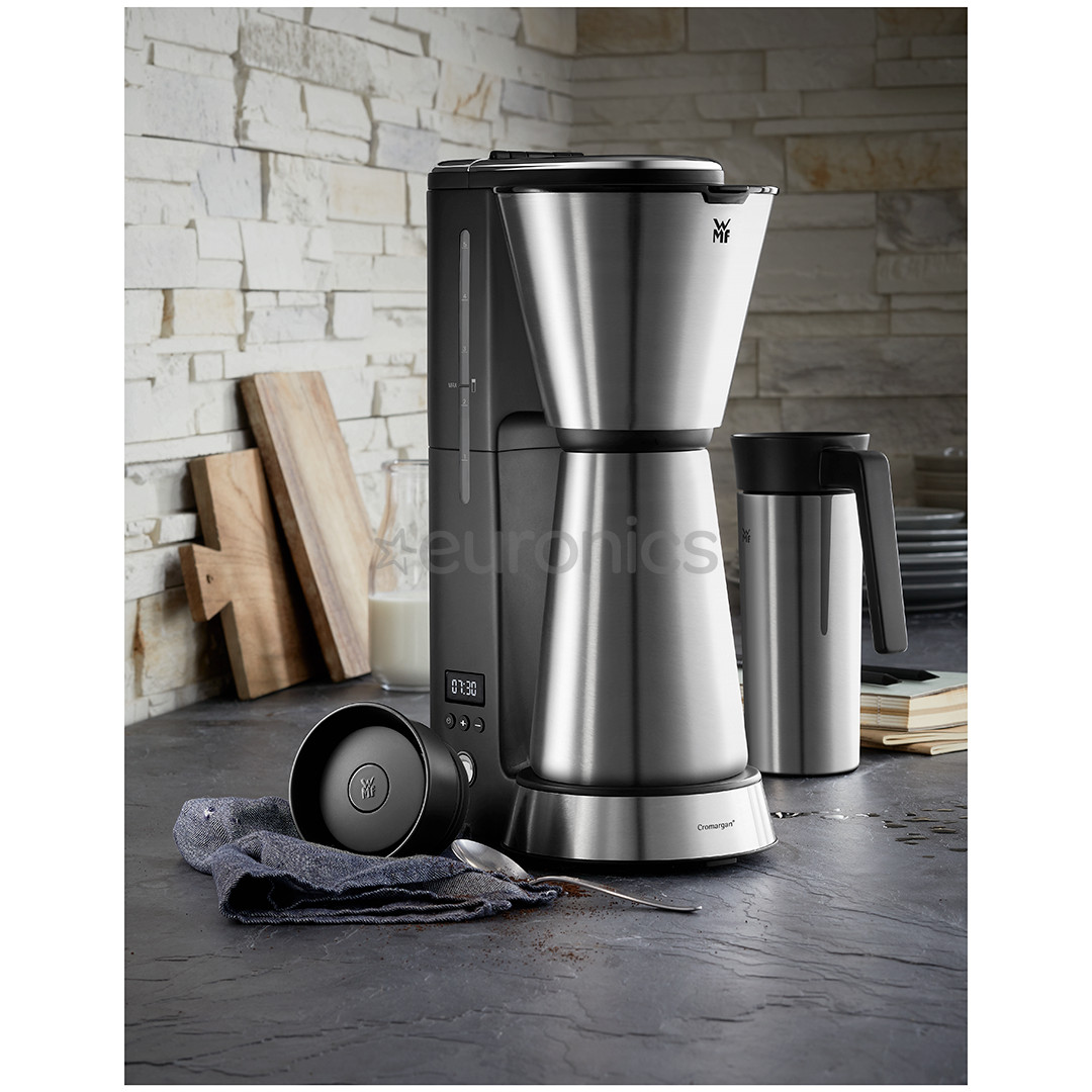 WMF KITCHENminis Thermo to go, ūdens tvertne 0.75 L, nerūsējošā tērauda - Kafijas automāts