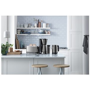 WMF KITCHENminis Thermo to go, ūdens tvertne 0.75 L, pelēka - Kafijas automāts ar filtru