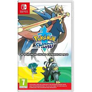 Switch game Pokemon Sword + Expansion Pass