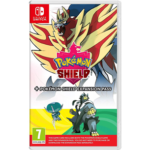 Spēle priekš Nintendo Switch, Pokemon Shield + Expansion Pass