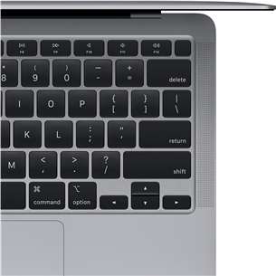 Apple MacBook Air 13" (2020), M1 8C/7C, 8 ГБ, 256 ГБ, RUS, серый - Ноутбук
