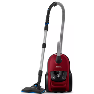 Philips Performer Silent, 750 W, red - Vacuum cleaner