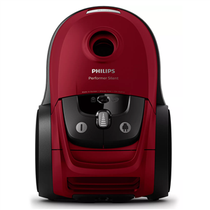 Philips Performer Silent, 750 W, sarkana - Putekļu sūcējs