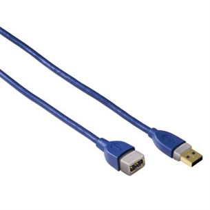 Hama USB 3.0, 1.8 m, melna - Vads