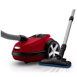 Philips Performer Silent, 750 W, red - Vacuum cleaner