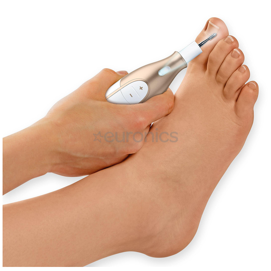 Beurer, balta/zelta - Manikīra/pedikīra komplekts