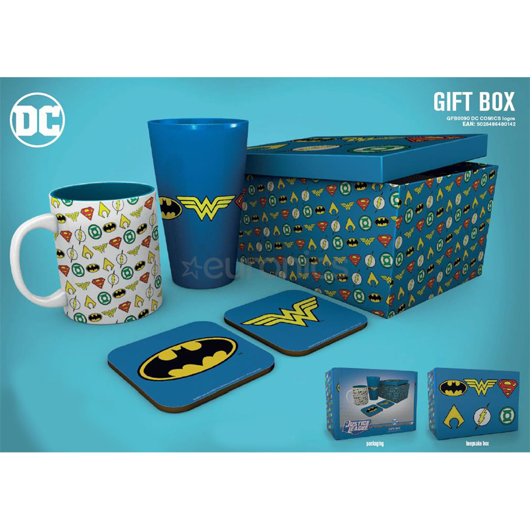 Krūzīšu dāvanu komplekts DC Comics