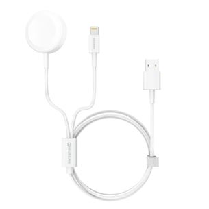 Charger 2in1 Apple Watch+Lightning Swissten