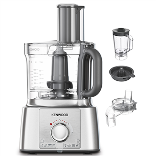 Kenwood MultiPro Express, 3 L/1.5 L, 1000 W, sudraba - Virtuves kombains FDP65.820SI