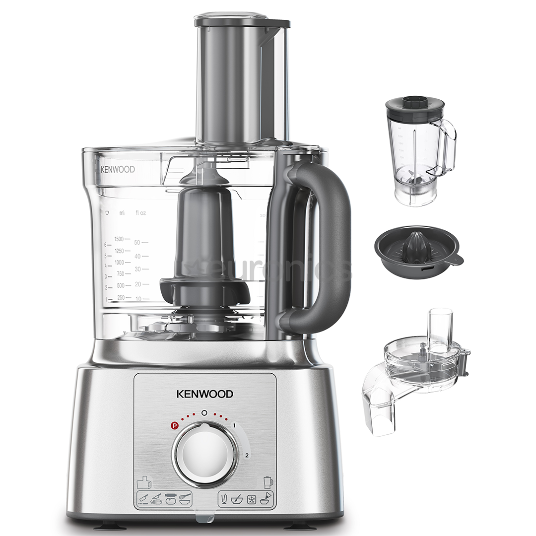 Kenwood MultiPro Express, 3 L/1.5 L, 1000 W, silver - Food