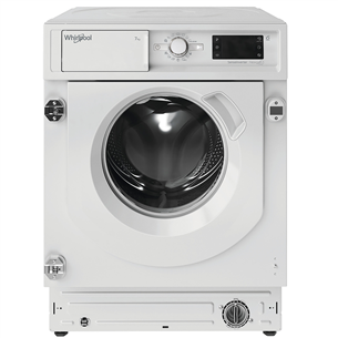 Whirlpool, 7 kg, depth 55 cm, 1400 rpm - Built-in washing machine BIWMWG71483EEU