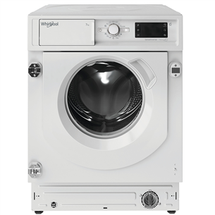 Whirlpool, 7 kg, depth 55 cm, 1400 rpm - Built-in Washing Machine