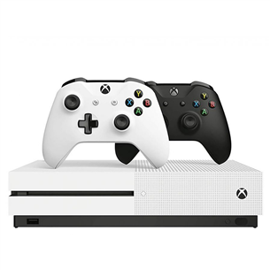 Gaming console Microsoft Xbox One S (1 TB) + 2 controllers