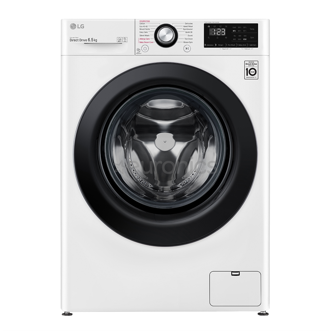 LG, 6.5 kg, depth 45 cm, 1200 rpm - Front Load Washing Machine