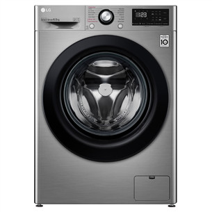 LG, 6,5 кг, глубина 45,5 см, 1200 об/мин, серый - Стиральная машина с передней загрузкой
