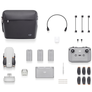 DJI Mavic Mini 2 Fly More Combo, pelēka - Radio vadāms lidaparāts 6941565905178