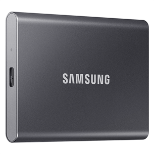Samsung T7, 2 TB, USB 3.2, gray - Portable SSD MU-PC2T0T/WW