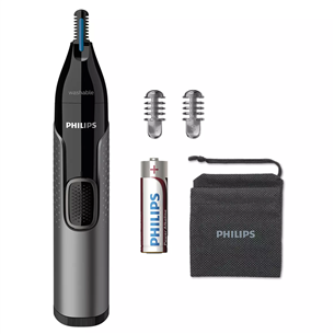 Philips 3000, black/grey - Nose trimmer