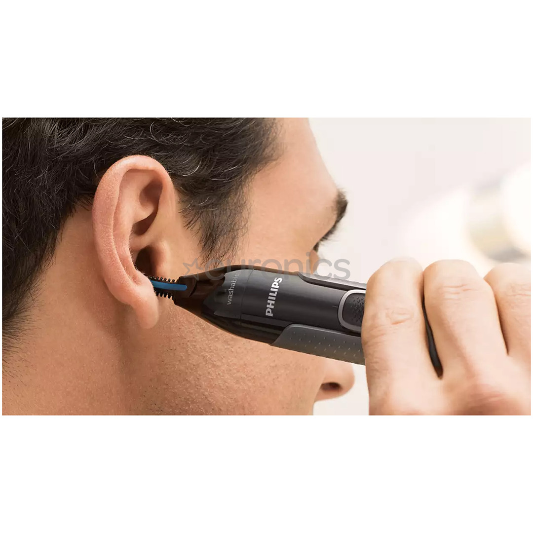 Philips 3000, black/grey - Nose trimmer