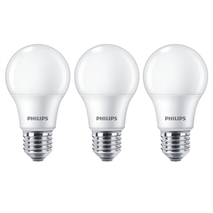 Светодиодная (LED) лампа E27, Philips / 3 шт