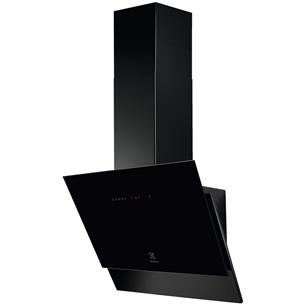 Electrolux, 600 m³/h, width 59.8 cm, black - Cooker Hood