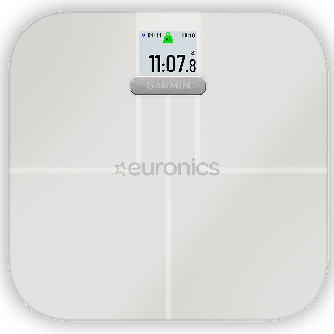 Garmin Index Smart Scale S2, līdz 181.4 kg, balta - Diagnostiskie svari