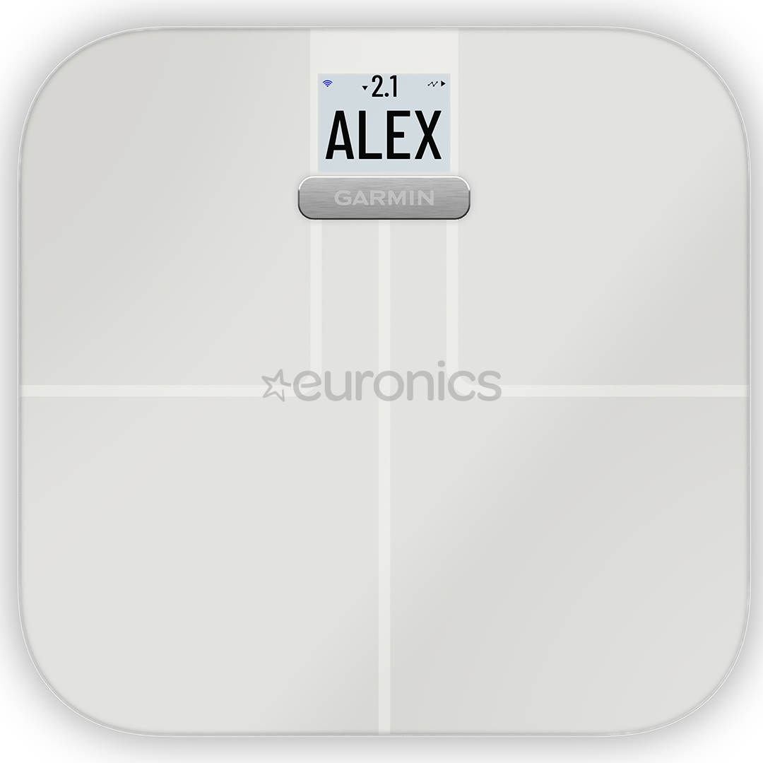 Garmin Index Smart Scale S2, līdz 181.4 kg, balta - Diagnostiskie svari
