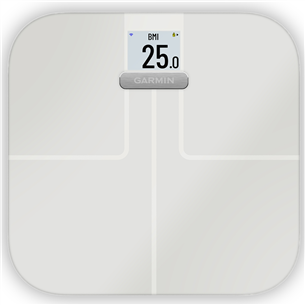 Garmin Index Smart Scale S2, līdz 181.4 kg, balta - Diagnostiskie svari