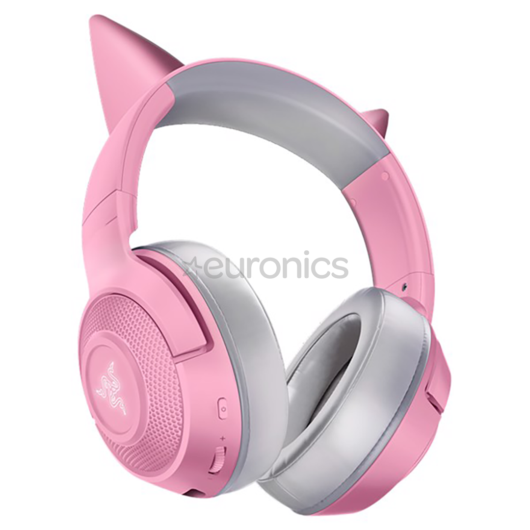 Razer Kraken BT Kitty Edition, rozā - Bezvadu austiņas ar mikrofonu