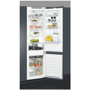 Whirlpool, 306 L, height 194 cm - Built-in Refrigerator