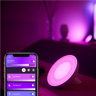 Philips Hue White and Color Ambiance Bloom, balta - Viedā LED lampa