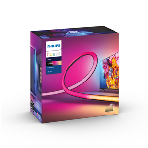 Philips Hue Play Gradient Lightstrip, 75''+ TV, melna - Viedā LED lenta