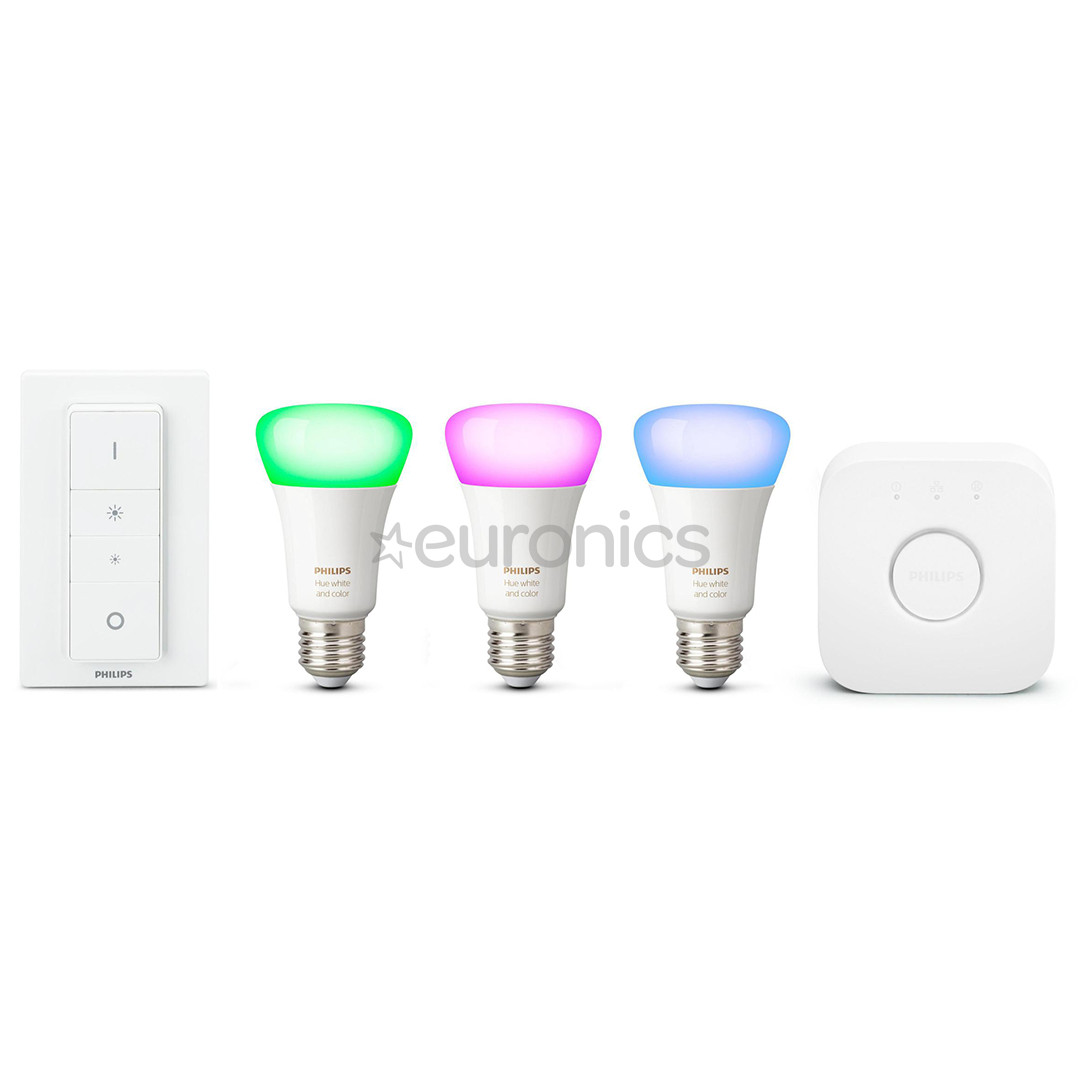 Комплект умных ламп Philips Hue White and Color Ambience (E27)