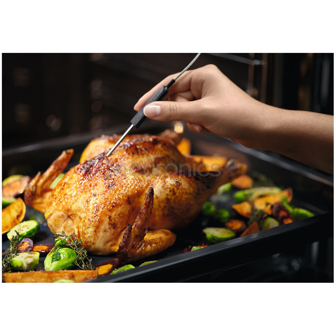 Electrolux, 70 L, melna/nerūsējošā tērauda - Iebūvējamā tvaika elektriskā cepeškrāsns