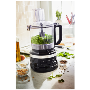 KitchenAid, 1.7 L, 250 W, melna - Virtuves kombains