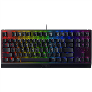 Razer BlackWidow V3 TKL Razer Green Switch, US, черный - Механическая клавиатура