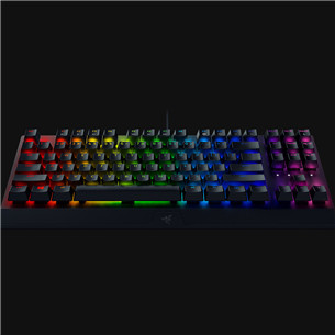 Razer BlackWidow V3 TKL Razer Green Switch, US, черный - Механическая клавиатура