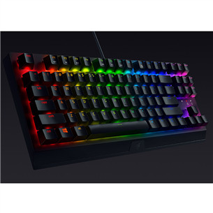 Razer BlackWidow V3 TKL Razer Green Switch, US, черный - Механическая клавиатура