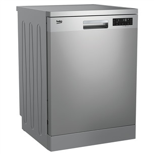 Beko, 14 komplekti, platums 59.8 cm, sudraba - Trauku mazgājamā mašīna
