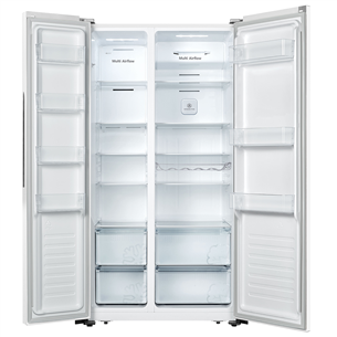 Hisense, NoFrost, 519 л, высота 179 см, белый - SBS-холодильник