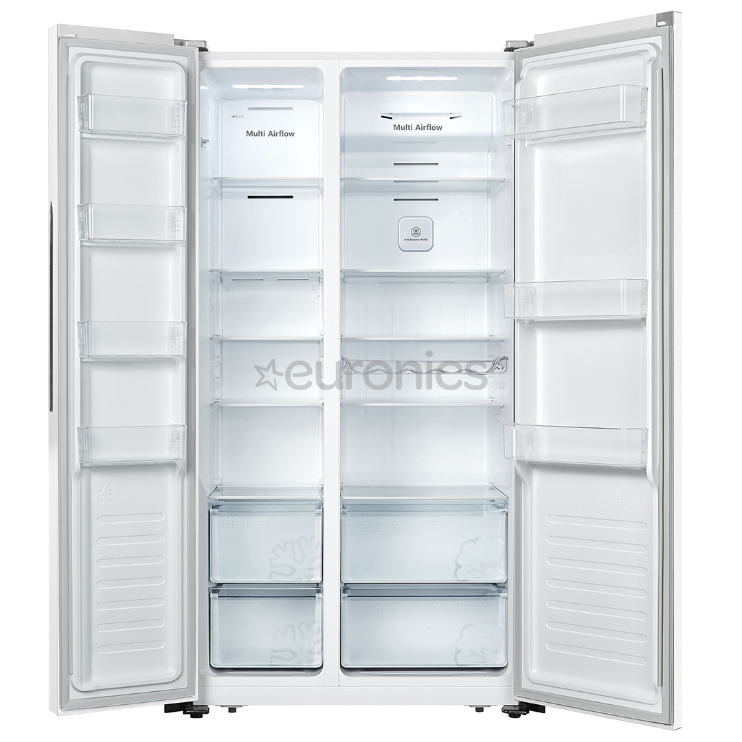 Hisense, NoFrost, 519 L, height 179 cm, white - SBS Refrigerator